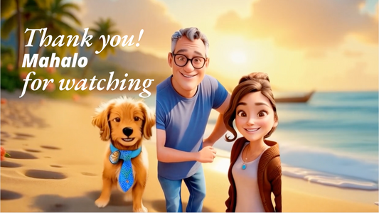 AI-Animated Kids Story Video | Sit. Stay. Aloha! | Tooyeh Tui’s Hawaiian Adventure